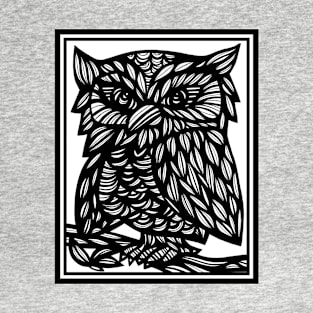 Owl, Art Print, Illustration Bird, Wall Art, Art Print Birds, Bird Artwork,  Affordable Art, Wall Decor, Home Decor, Fine Art Drawings T-Shirt